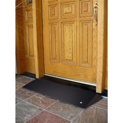 EZ-ACCESS Rubber Threshold Ramp with Beveled Edges
