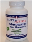 NutraSense Glucosamine Plus Chondroitin with GreenGrown 90 capsules per bottle for Healthy Joint Support