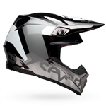 Bell 2018 Moto-9 Carbon Flex Seven Rogue Full Face Helmet - Black/Chrome