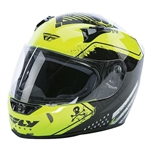 Fly Racing 2018 Revolt FS Patriot Helmet - Hi-Viz/Black