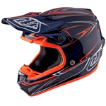 Troy Lee Designs - 2017 SE4 Carbon Pinstripe Helmet- Navy