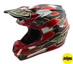 Troy Lee Designs 2018 SE4 Carbon Maze MIPS Full Face Helmet - Black/ Red