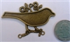 Antique Bronze Bird Pendant Blanks