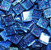 Glitter Tiles..3/8"..Dark Blue Confetti