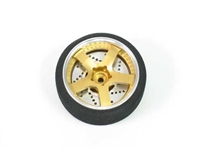 JAAD 40mm 5 Spoke Aluminum TX Wheel for M8 / M11 Gold JDRTWSW02GO