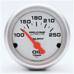 Auto Meter 4347 Ultra-Lite 100-250 °F Oil Temperature Gauge