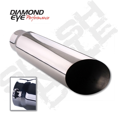 Diamond Eye 4512BAC-DE 5" Bolt-On Angle Cut Exhaust Tip