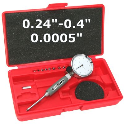 0.24"-0.4" PRECISION CYLINDER HOLE DIAL BORE GAGE SET