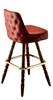 Tufted Colonial Bar Stool