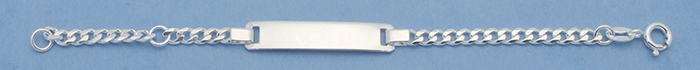 BID1004 - Baby ID Bracelet Curb 080