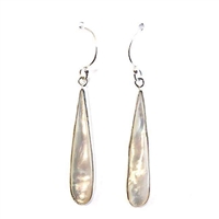 Sterling Silver Dangle Earrings- Mother of Pearl