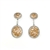 EDP0033 18k Rose & White Gold Diamond Earrings