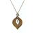 PLD0043 18k Rose Gold Diamond Necklace