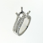 RLD0060 18k White Gold Diamond Ring