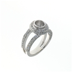 RLD01079 18k White Gold Diamond Ring