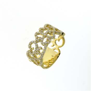 RLD01432 18k Yellow Gold Diamond Ring