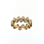 RLD4339 18k Rose Gold Diamond Ring