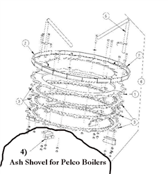Replacement Ash Shovel for Pelco Biomass & Coal Boilers