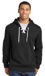 Sport-Tek Lace Up Pullover Hooded Unisex Sweatshirt-Fast Shipping