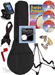 Banjo Accessory Package - Bag, Stand, Tuner, Strings, Picks, DVD, Strap