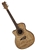 Dean Exotica Quilt Ash Acoustic-Electric Guitar in Gloss Natural Lefty EQAL GN