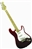 Main Street Double Cutaway Guitar in Red MEDCRD