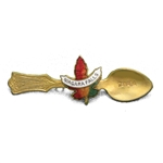Spoon Pin, Gold Electroplate, Niagra Falls, Canada