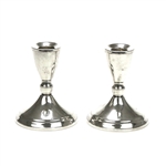 Candlestick Pair by Duchin Creation, Sterling, Ringed Base