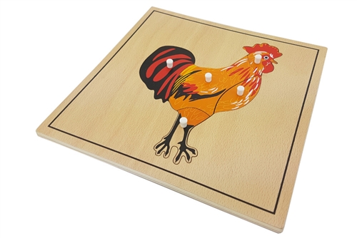 IFIT Montessori: Rooster Puzzle