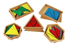 IFIT Montessori: Constructive Triangles - 5 Boxes (Mini)