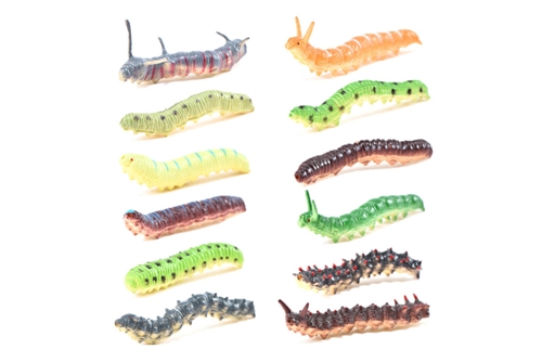 12 Caterpillar Miniatures Set