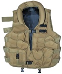 TG102T Tan Tactical Vest with Soft Collar - 3L-INTL