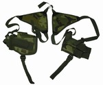 TG208CA Woodland Camo Shoulder Holster with One Holster and One Magazine Pouch - 3L-INTL