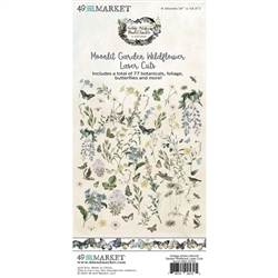 49 and Market - Vintage Artistry Moonlit Garden Laser Cut Outs Wildflowers
