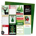 Vicki Boutin -  Evergreen & Holly Double-Sided Cardstock 12X12  Jolly Days