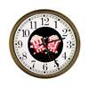 New Clock w/ Black Popcorn Logo