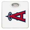 White Finish Dial Scale Round Toilet Seat w/Anaheim Angels MLB Logo
