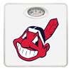 White Finish Dial Scale Round Toilet Seat w/Cleveland Indians MLB Logo