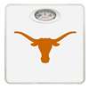 White Finish Dial Scale Round Toilet Seat w/Texas Longhorns NCAA Logo