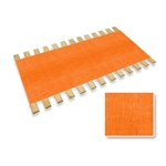 Orange Burlap Strap Full Size Bed Slats Support / Bunkie Board