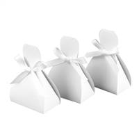 White Gown Favor Boxes