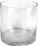 Cylinder Glass Vase 8x8