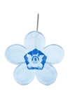 LOMEY™ Retro Flower Pin, Turquoise, 20 pack