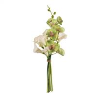 21" Orchid with White Calla Bundle