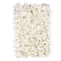 24" x 18" White Hydrangea Flower Mat