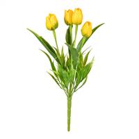 17"  Yellow Tulip Bush UV Pk/2