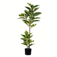 50" Potted Oak Tree Real Touch Leaves