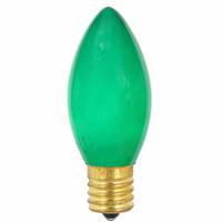 C9 Ceramic Green 7W 130V Bulb
