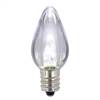 C7 Transparent LED Pure Wht Twinkle Bulb