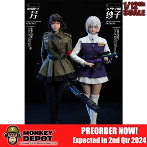 Anitime Animation 1/12th Female Soldier Double Set Fang and Saeko (AA-3416DS)